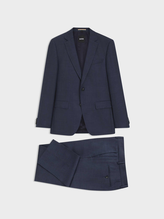 BOSS - Men's Two-Piece Slim-Fit Suit In Virgin Wool And Silk