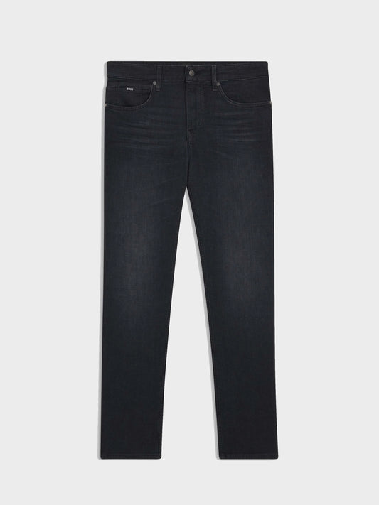 BOSS - Men's Delaware Slim-Fit Jeans In Black Denim