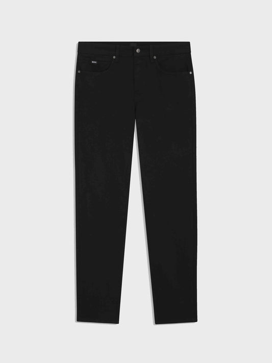 BOSS - Men's Delaware Slim-Fit Jeans In Black Denim