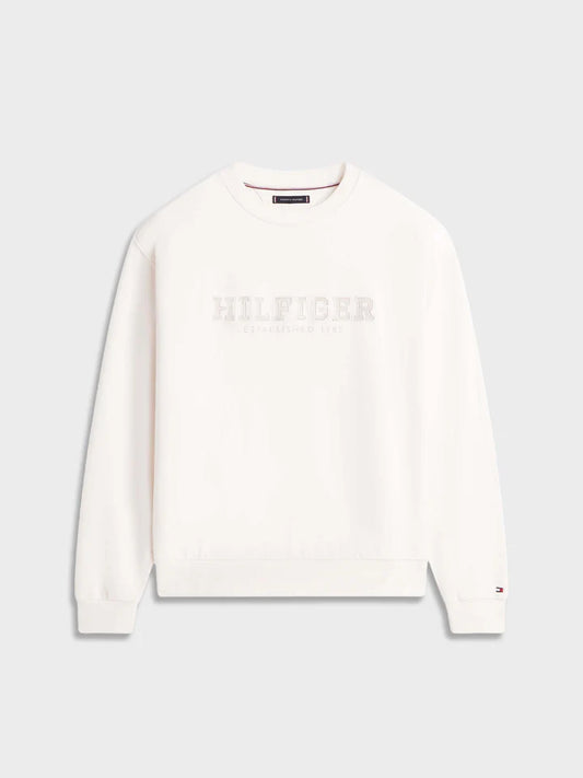 Tommy Hilfiger - Men's Printed Crew Neck Long Sleeve Sweatshirt